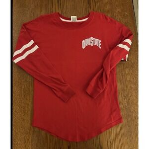 PINK Victorias Secret Ohio State Collegiate Long Sleeve Tee Size XS